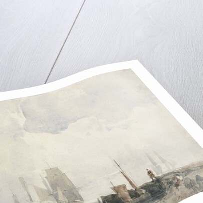 Shipping on an Estuary by Richard Parkes Bonington