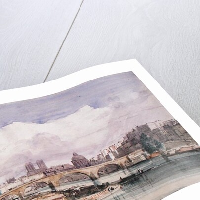 Le Pont Royal, Paris, c.1828 by Thomas Shotter Boys