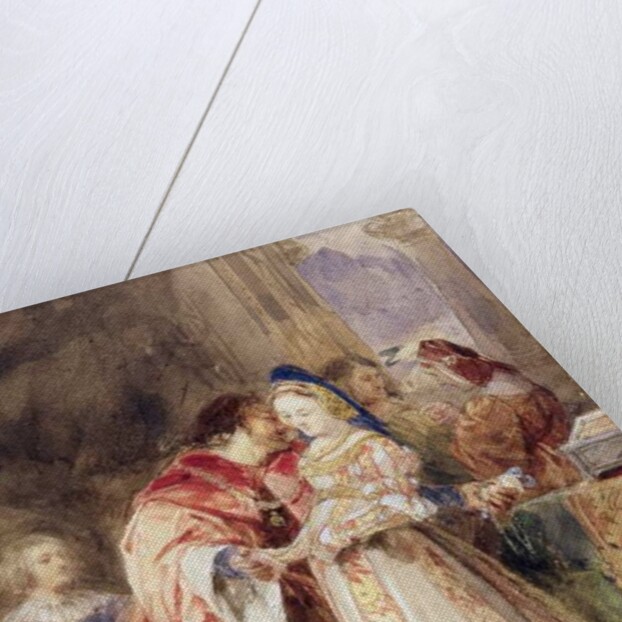 Portia and Bassanio, c.1826 by Richard Parkes Bonington