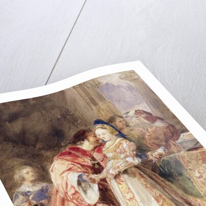 Portia and Bassanio, c.1826 by Richard Parkes Bonington