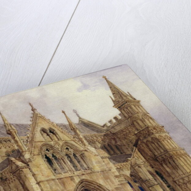 The North-West Porch of Salisbury Cathedral, 1832 by Thomas Shotter Boys