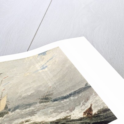 Boats on a Stormy Sea by Francois Louis Thomas Francia