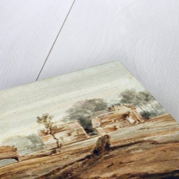 The Watermill above the Bridge at Charenton, after a painting by Thomas Girtin by Francois Louis Thomas Francia