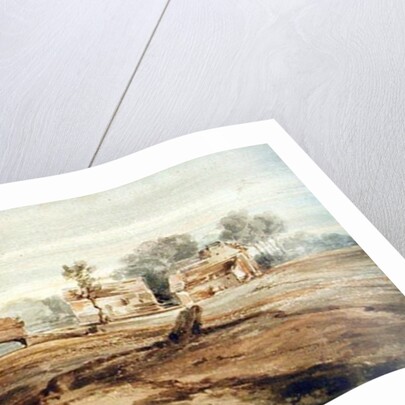 The Watermill above the Bridge at Charenton, after a painting by Thomas Girtin by Francois Louis Thomas Francia