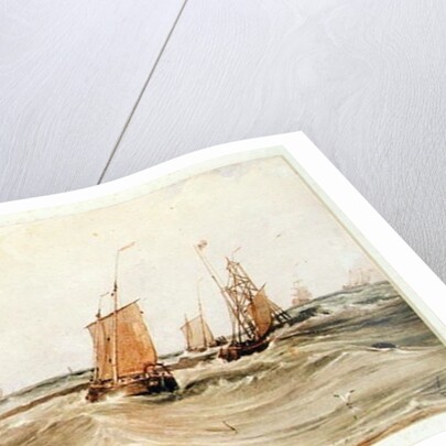 Boulogne Harbour by Francois Louis Thomas Francia