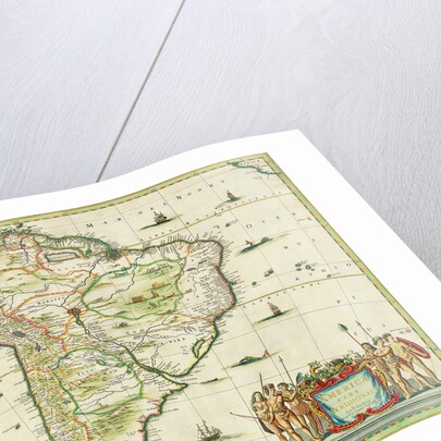 America Pars Meridionalis, page 93 of 'Atlas Minor Sive Geographia Compendiosa, qua Orbis Terrarum' compiled by Nicolaes Visscher 1655 by Joannes Jansson