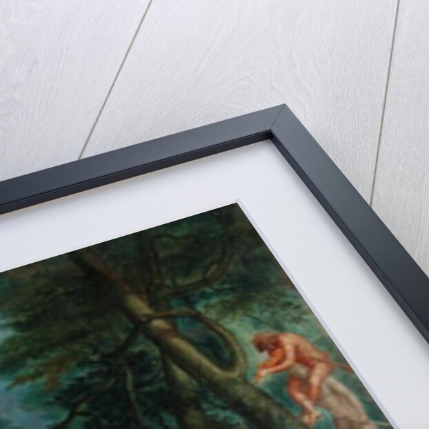 Scene in a Park, with figures from the Commedia dell'Arte, c.1735 by Marcellus the Younger Laroon