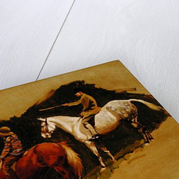 Study for Cloutsham Farm, Exmoor 1925 by Cecil Charles Windsor Aldin