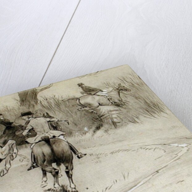 Hold Back, Sir!, 1904 by Cecil Charles Windsor Aldin