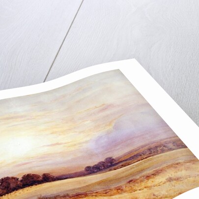 Landscape at Sunset, c.1891 by Thomas Collier