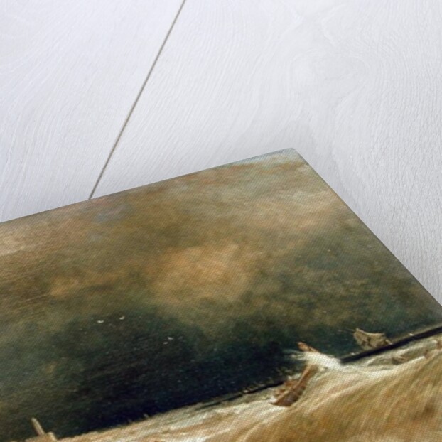 Madras, or Fort St. George, in the Bay of Bengal - A Squall Passing Off, 1833 by William Daniell