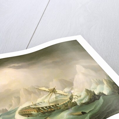 Shipwreck off a Rocky Coast by Thomas Buttersworth