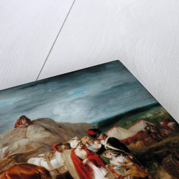 Soldier with Country Women Selling Ribbons near a Military Camp, 1788 by Francis Wheatley