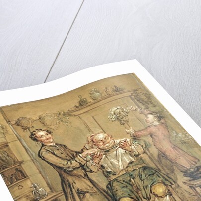 The Barber, c.1760-69 by Marcellus the Younger Laroon