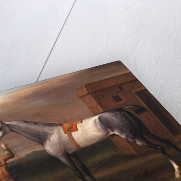 Lamprey, with his owner, Sir William Morgan, at Newmarket, 1723 by John Wootton