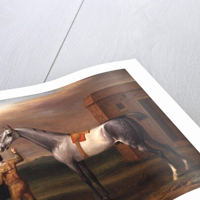 Lamprey, with his owner, Sir William Morgan, at Newmarket, 1723 by John Wootton