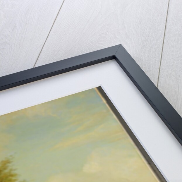 J. M. W. Turner and Walter Ramsden Fawkes at Farnley Hall, c.1820-24 by John Robert Wildman