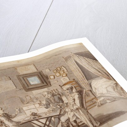 Self Portrait with Two Young Men by Louis Philippe Boitard