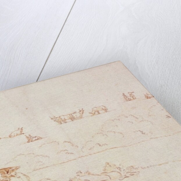 A Picnic: Two Ladies and a Gentleman by Hubert Francois Gravelot