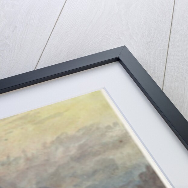 Evening Landscape with Castle and Bridge in Yorkshire, c.1798-99 by Joseph Mallord William Turner