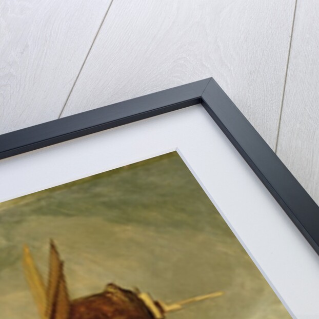 Drainage Mills in the Fens, Croyland, Lincolnshire, c.1830-40 by John Sell Cotman