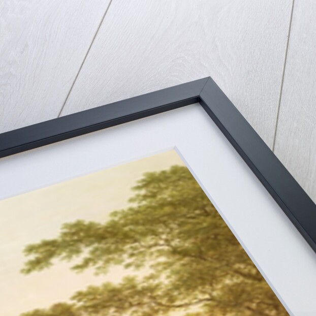 Easby Hall and Easby Abbey with Richmond, Yorkshire, in the Background, c.1790-1810 by George I Cuitt