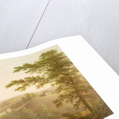 Easby Hall and Easby Abbey with Richmond, Yorkshire, in the Background, c.1790-1810 by George I Cuitt