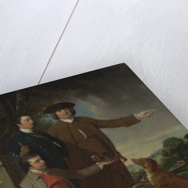 Self Portrait with Father and Brother, c.1760-62 by John Hamilton Mortimer