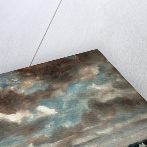 Extensive Landscape with Grey Clouds, c.1821 by John Constable