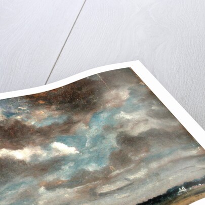Extensive Landscape with Grey Clouds, c.1821 by John Constable