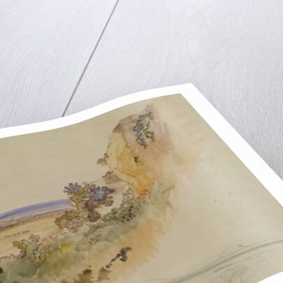 View near Palermo, 1847 by Edward Lear