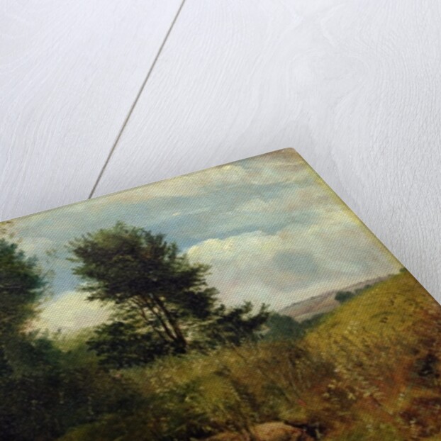 View on the River Sid, near Sidmouth, c.1852 by Lionel Constable