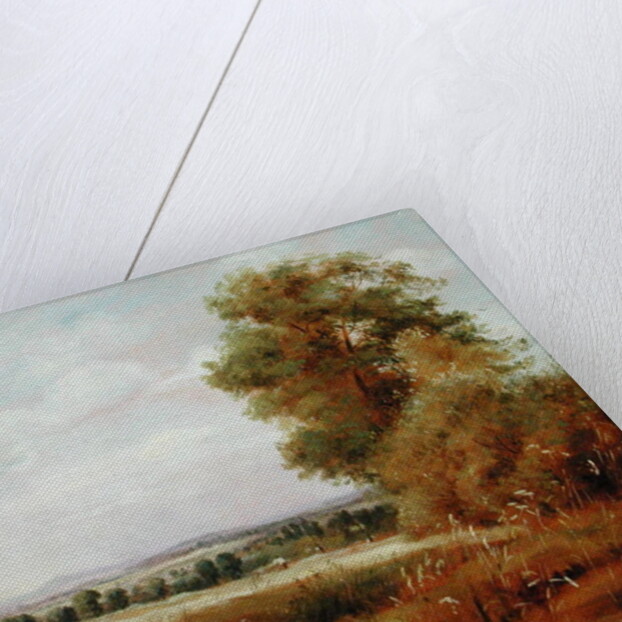 Landscape at Hampstead with Harrow in the Distance, c.1849-55 by Lionel Constable