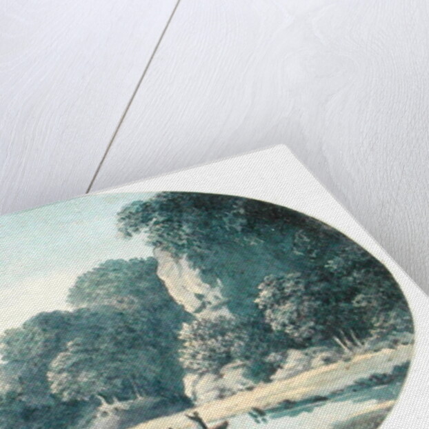 River with Fisherman, 1792 by John Glover