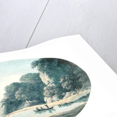 River with Fisherman, 1792 by John Glover