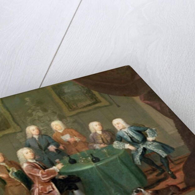 The Brothers Clarke with Other Gentlemen Taking Wine, c.1730-35 by Gawen Hamilton