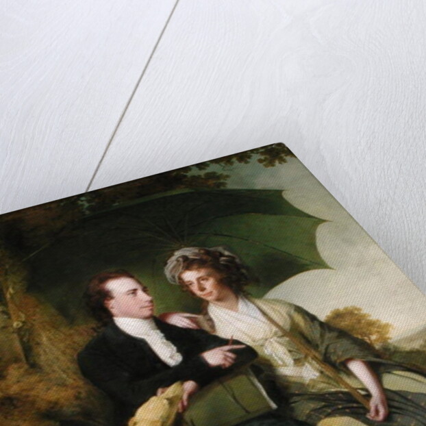 The Rev. and Mrs Thomas Gisborne, of Yoxhall Lodge, Leicestershire, 1786 by Joseph Wright of Derby