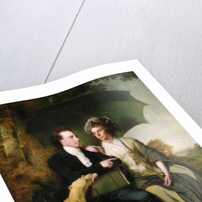 The Rev. and Mrs Thomas Gisborne, of Yoxhall Lodge, Leicestershire, 1786 by Joseph Wright of Derby