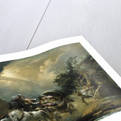 Coach in a Thunderstorm, 1790s by Philip James de Loutherbourg