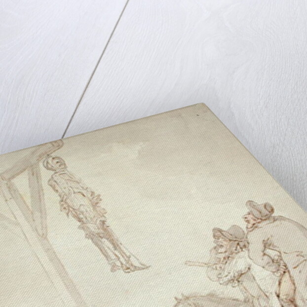 The Gibbet by Thomas Rowlandson