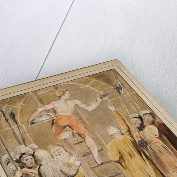 Sealing the Stone and Setting a Watch, 1800-03 by William Blake