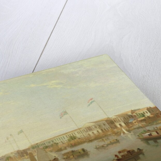 The European Factories, Canton, 1806 by William Daniell