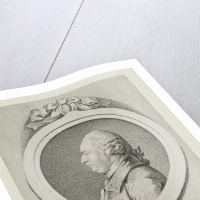 Portrait study of George Stubbs by Pierre-Etienne Falconet