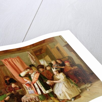 Children acting the 'Play Scene', Act II, Scene ii by Charles Hunt