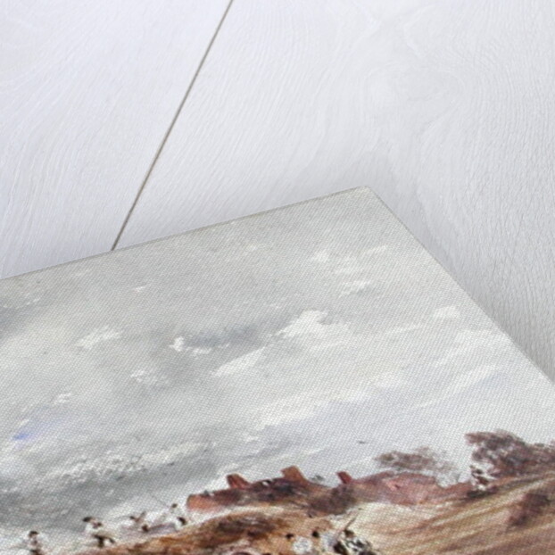 Threshing Corn by Peter de Wint