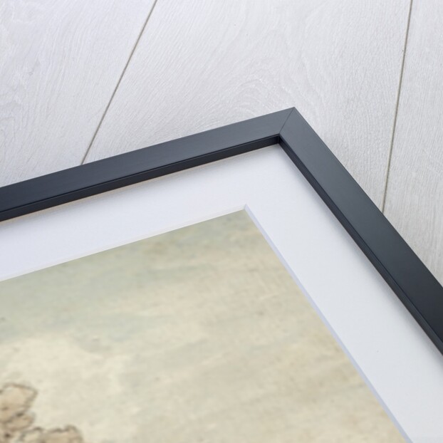 A Thatched Cottage and Trees at the Turn of a Country Road by James Ward