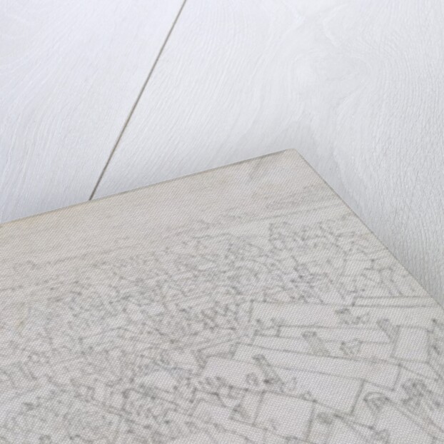 View of the East Part of Southwark Looking Towards Greenwich by Wenceslaus Hollar