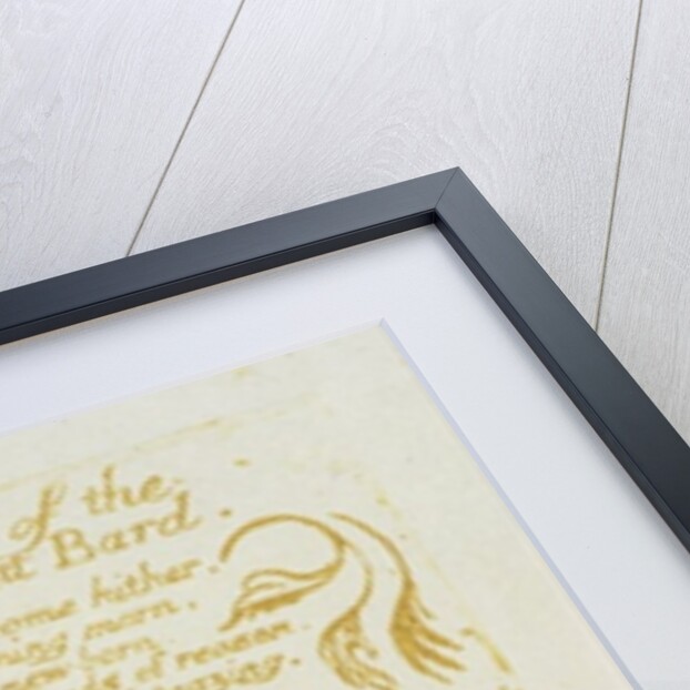 The Voice of the Ancient Bard by William Blake