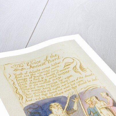 The Voice of the Ancient Bard by William Blake