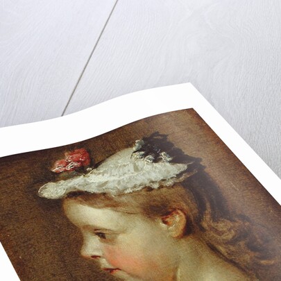 Study of a Girl's Head, c.1740-50 by William Hogarth